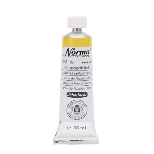 Norma oil color 35 ml, Naples yellow light (g.p. 1L= 315,71€)